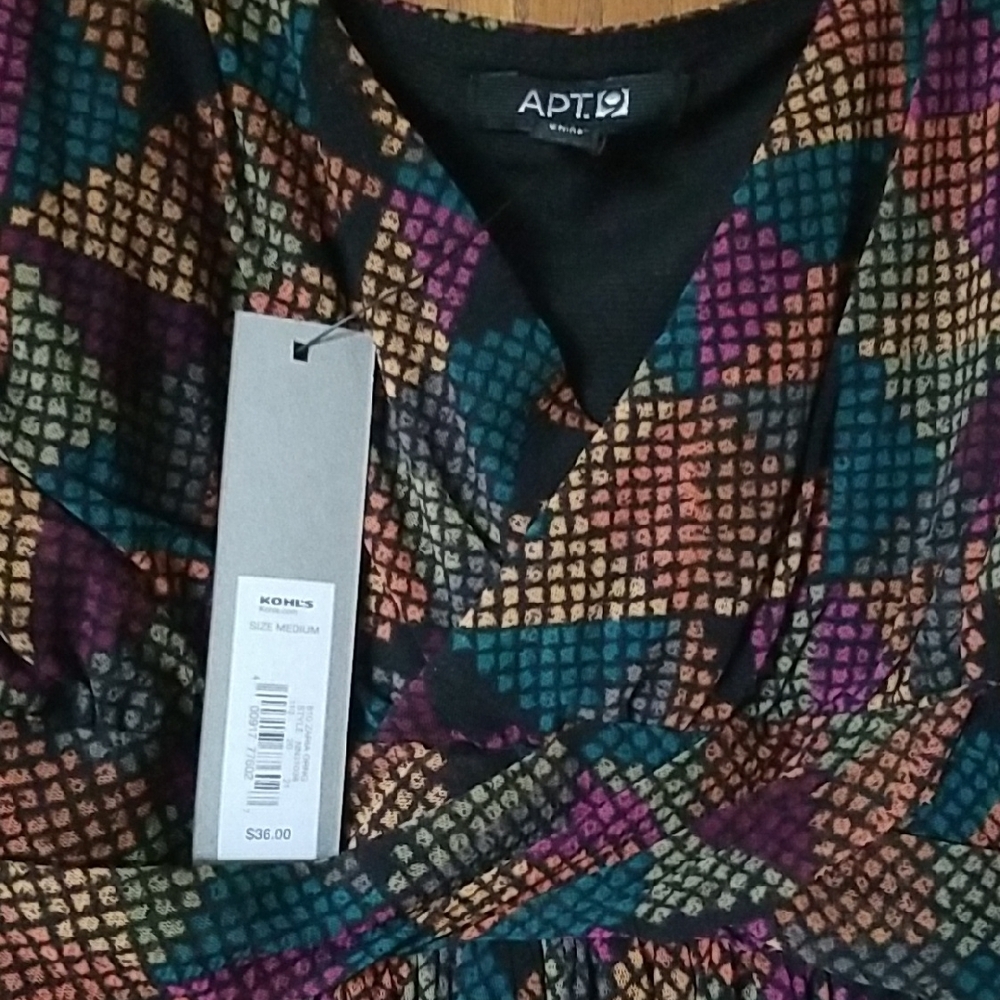 Apt. 9 Multicolor Patterned Tank Top - Picture 4 of 8
